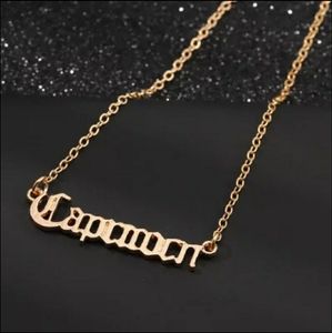 Capricorn Zodiac Gold Chain Necklace!